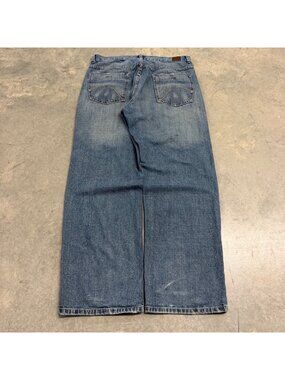 Vintage Vibes Baggy Fit Wide Leg Denim Jeans Mens Size 32